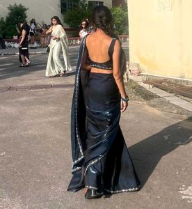 Elegant blue Saree