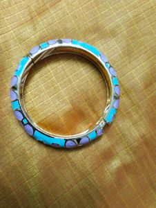 Enamel Floral Bangle