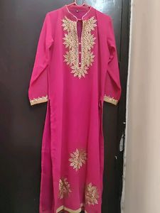 Beautiful Pinka and Purple Shade Kurti
