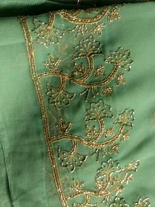beautiful saree embroid