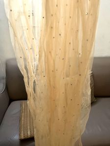 Fully Hand Embellished Xl Size Kurta With Net