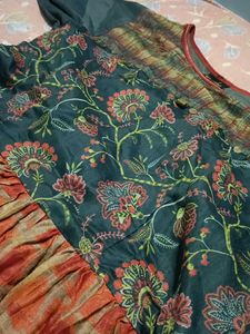 Bohemian Floral Print Kurta