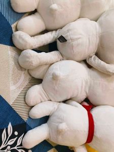 Adorable White Teddy Bears Lot