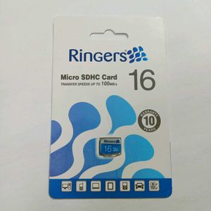 ringers sd 16 gb card