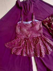 Stunning Purple Lehenga Choli Set