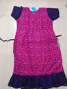 Women's Pink short gown