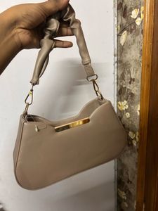 Stylish Taupe Shoulder Bag