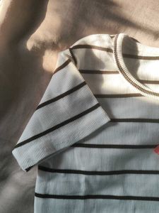 Striped Crop Top