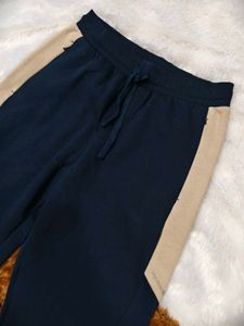 Jockey Navy Blue Joggers with Tan Accents