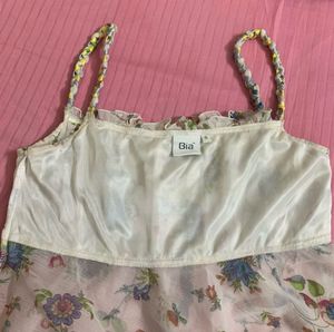 Floral Print Spaghetti Strap Top