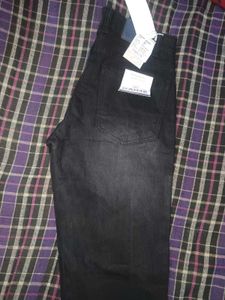 woman, Men's Black Wash Jeans baggy