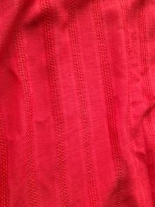 Vintage Red Embroidered Dress
