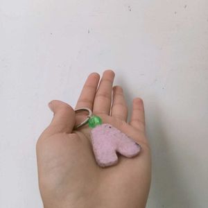 Handmade Letter 'A' Keychain
