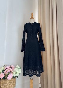 Elegant Black Lace Gown