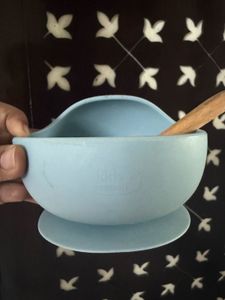 baby feeding spoon and bowl set