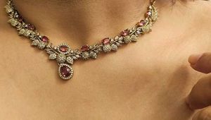 Exquisite Ruby & Diamond Necklace