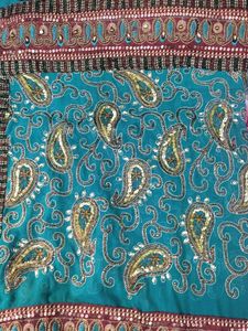 Embroidered  Saree