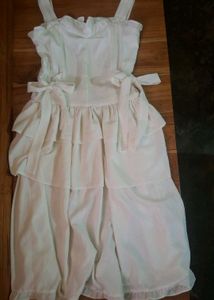 White Tiered Summer Dress