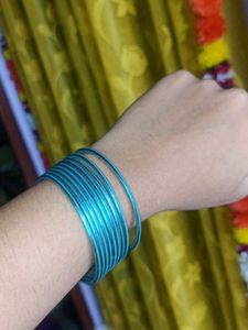 Teal Stackable Bangles
