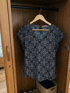 COBB Stylish Blue Printed Top