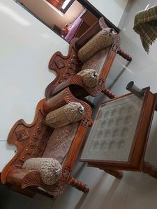 5 Seater Rajwaada Sofa Set With 2 Tables