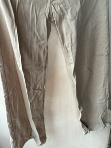 H&amp;M High Waist Trouser/Jeans - (khaki)