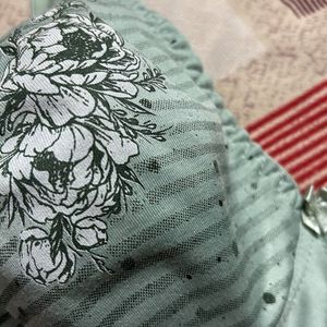 Floral Print Bra