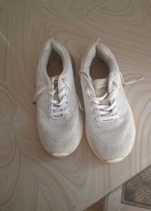 White Mesh Sneakers