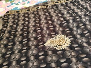 Elegant Saree with Embellishments