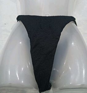 ❤️‍🔥 Textured Black Bikini Bottom