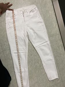 White Slim Fit Jeans