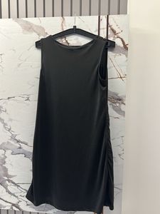 Chic Black Sleeveless Dress, Bust- 36/38