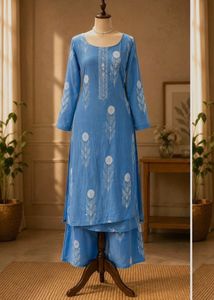 Sky Blue Kurta Set