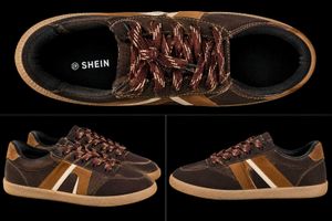 Men's Brown Suede Sneakers