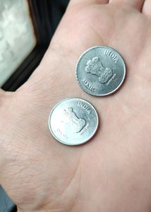 2 Rupee Rain Drop Coin