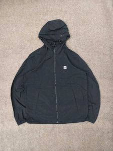 Men's Black Hooded Jacket