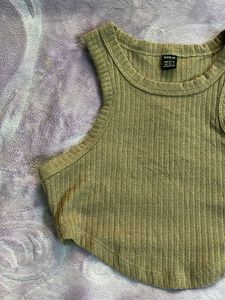 SHEIN Ribbed Knit Tank Top