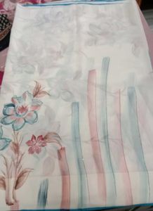 Hand Painted saree with Glitter