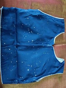 Cute Blue top and lehanga skirt