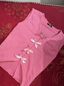 cute pink tank top