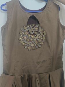 Beautiful Brown Ethnic Gown