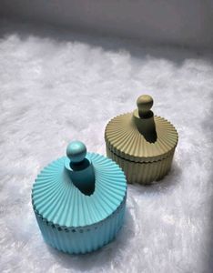 Ribbed Jar Silicone Mold