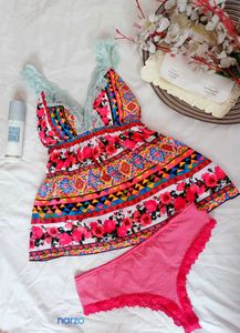 Bohemian Print Nightwear Set
