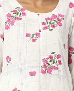 Project Eve - Floral Embroidered Tunic