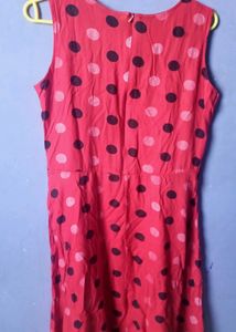 Red Colour Polka Dot Frock || Very Cheap Price✨
