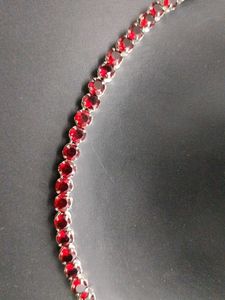 AD Ruby Sleek Necklace