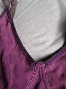 36D Comfortable Purple Bra