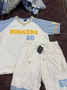 jersey with shorts oversized
