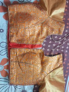 new orange and gold Blouse