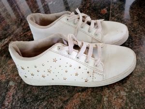 White Starcut Sneakers